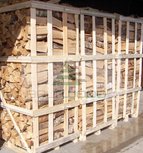 Birch firewood in 2 m3 crate