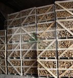 Birch firewood in 1m3 crate