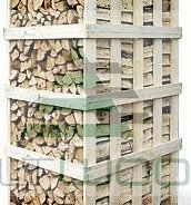 Alder firewood in 2 m3 crate